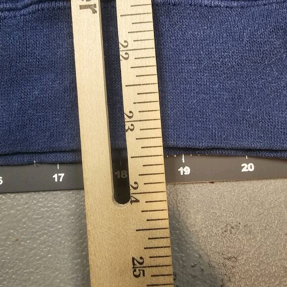 Vintage Pro Spirit Sweatshirt Medium Blue Cotton Crew Neck Blank 90s Minimalist - Picture 8 of 9